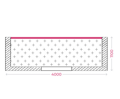 Схема балкона 4000