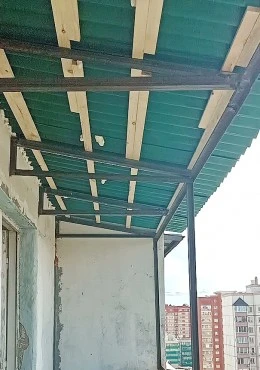 Крыша на балкон - 1