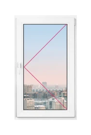 Одностворчатое окно Rehau Thermo 650x650 - фото - 1